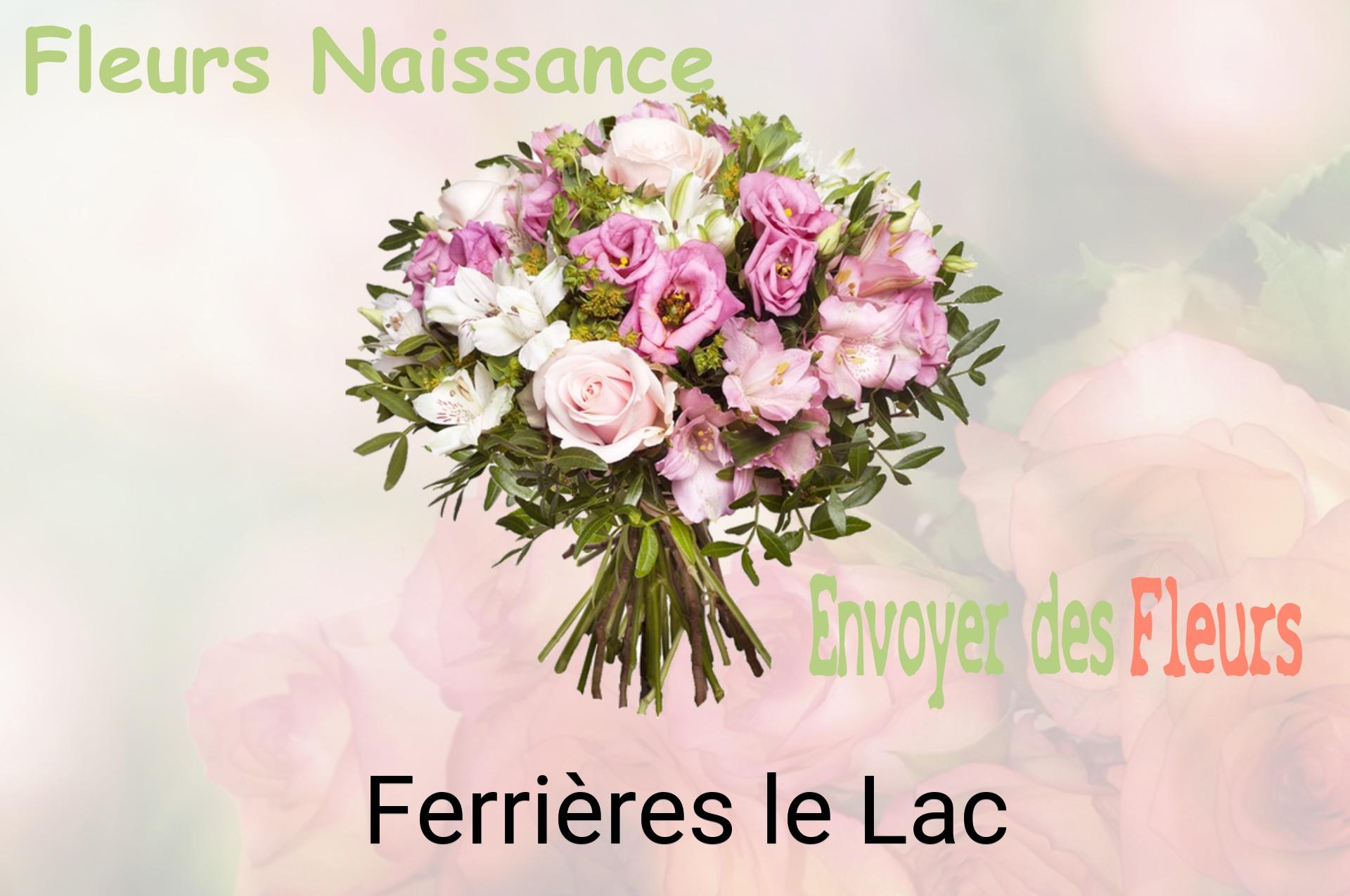 Bouquet de fleurs de naissance livré à Ferrières-le-Lac